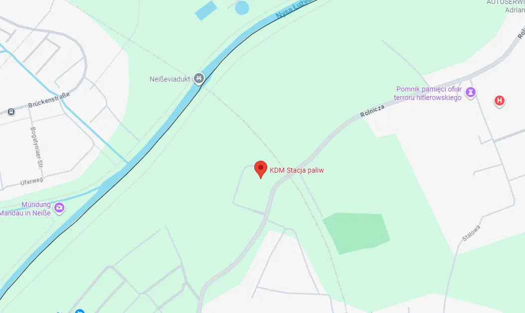 Mapa dojazdu — KDM Sp. z o.o., Porajów, ul. Mostowa 1